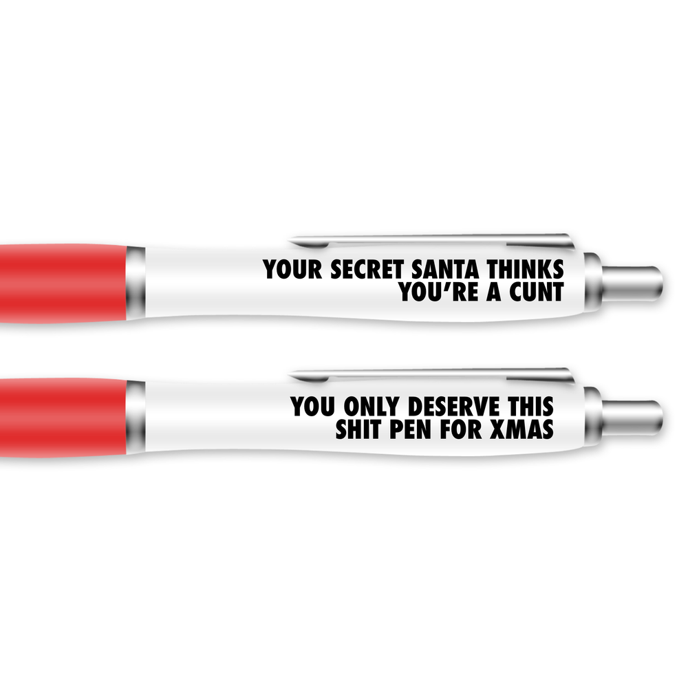 Cunt Secret Santa Pack Of 2 Pens #1 image